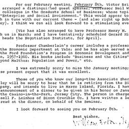 Announcements, 1971-01-25. ...