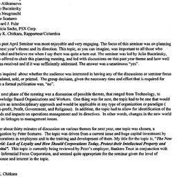 Minutes, 1996-04-08. Organi...