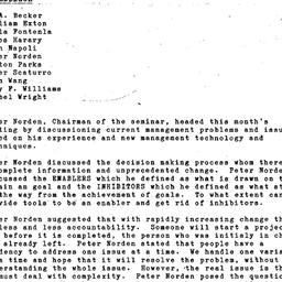 Minutes, 1988-03-14. Organi...