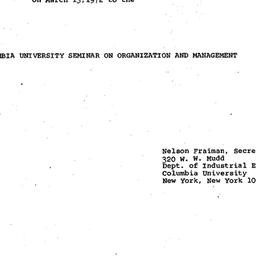 Minutes, 1972-03-13. Organi...