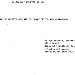 Minutes, 1972-01-10. Organi...