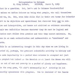 Speaker's paper, 1963-0...