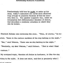 Speaker's paper, 1962-0...