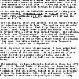 Announcements, 1980-08-27. ...