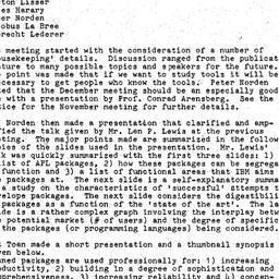 Minutes, 1979-10-10. Organi...