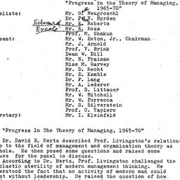 Minutes, 1970-05-11. Organi...