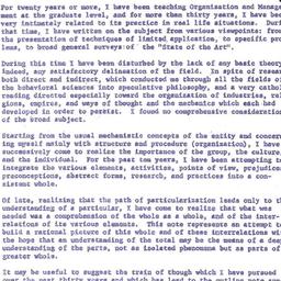 Speaker's paper, 1960-1...