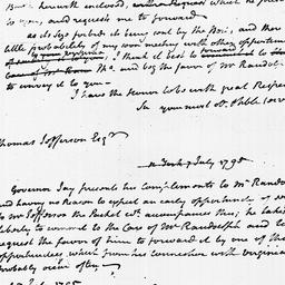 [Document, 1795 July 07]