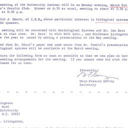 Announcements, 1965-02-26. ...