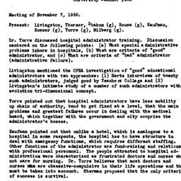 Minutes, 1955-11-07. Organi...