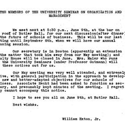 Announcements, 1975-05-29. ...