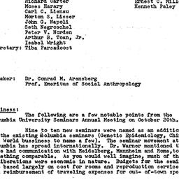 Minutes, 1982-11-08. Organi...