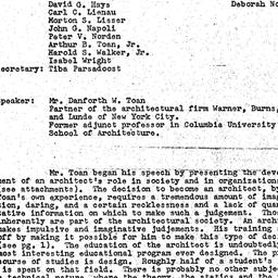 Minutes, 1982-10-11. Organi...