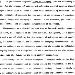 Speaker's paper, 1973-0...