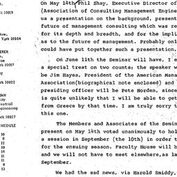Announcements, 1973-06-11. ...