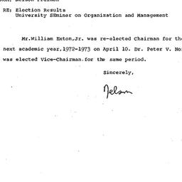 Correspondence, Organizatio...