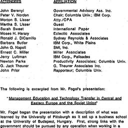 Minutes, 1992-02-10. Organi...