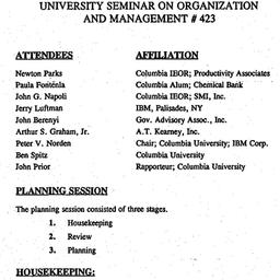 Minutes, 1992-05-11. Organi...