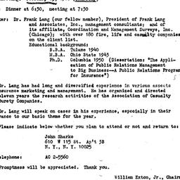 Announcements, 1968-02.15. ...