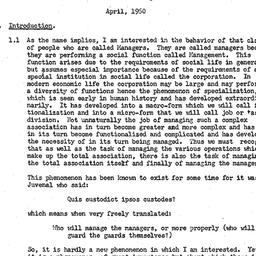 Speaker's paper, 1960-0...