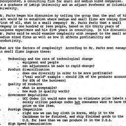 Minutes, 1985-12-09. Organi...