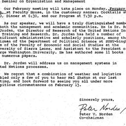 Announcements, 1978-01-27. ...