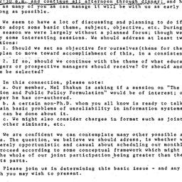 Announcements, 1977-09-12. ...