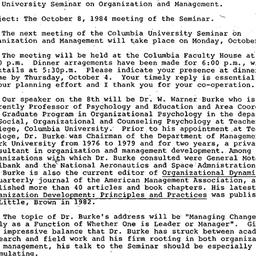 Announcements, 1984-09-24. ...
