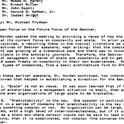 Minutes, 1985-02-11. Organi...