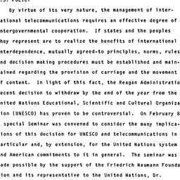 Speaker's paper, 1984-0...