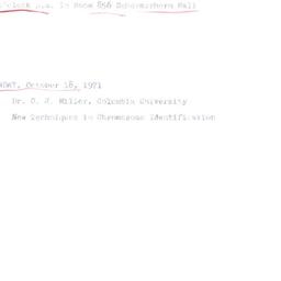 Schedules, The Genetics and...
