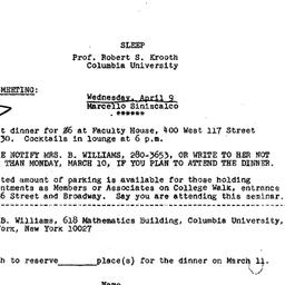 Announcements, 1975-03-11. ...