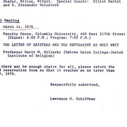 Minutes, 1976-02-18. The St...