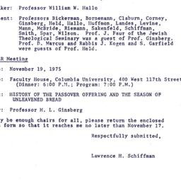 Minutes, 1975-10-15. The St...