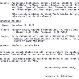 Minutes, 1975-11-19. The St...