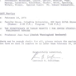 Minutes, 1976-01-21. The St...