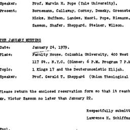 Minutes, 1978-12-20. The St...