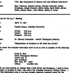 Minutes, 1991-03-20. The St...