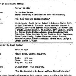 Minutes, 1991-02-20. The St...