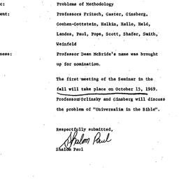 Minutes, 1969-05-21. The St...