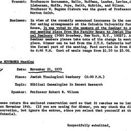 Minutes, 1973-10-24. The St...