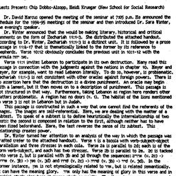 Minutes, 1994-05-18. The St...