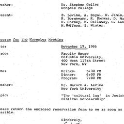 Minutes, 1986-10-15. The St...