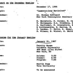 Minutes, 1986-12-17. The St...