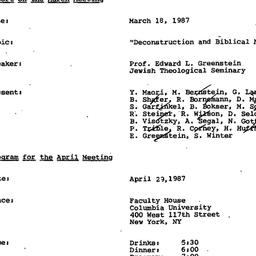 Minutes, 1987-03-18. The St...