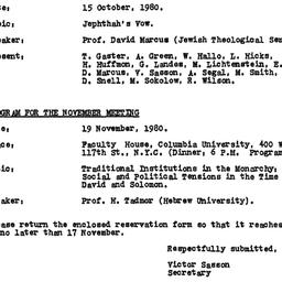 Minutes, 1980-10-15. The St...