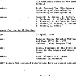 Minutes, 1981-02-18. The St...