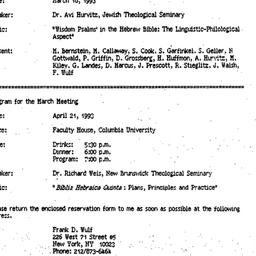Minutes, 1993-03-10. The St...