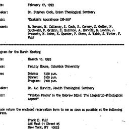 Minutes, 1993-02-17. The St...