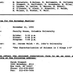 Minutes, 1992-10-21. The St...
